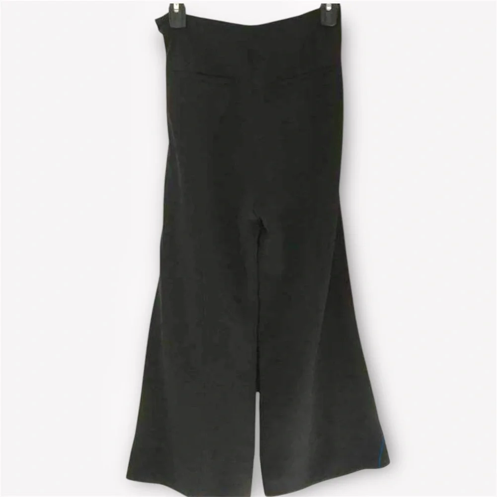 Cinq-a-Sept Jessy Pants Size 0 Black Cropped Wide Leg High waisted